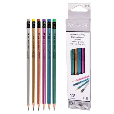 Cresco Ołówek Cresco trójkątny 5907464218062 HB Cresco Ołówek Cresco trójkątny 5907464218062 HB
