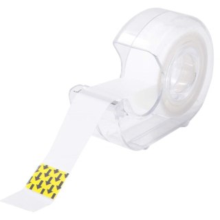 Deli Taśma biurowa Deli biała + dyspenser 7,62x18 [mm x m] (EA30011)
