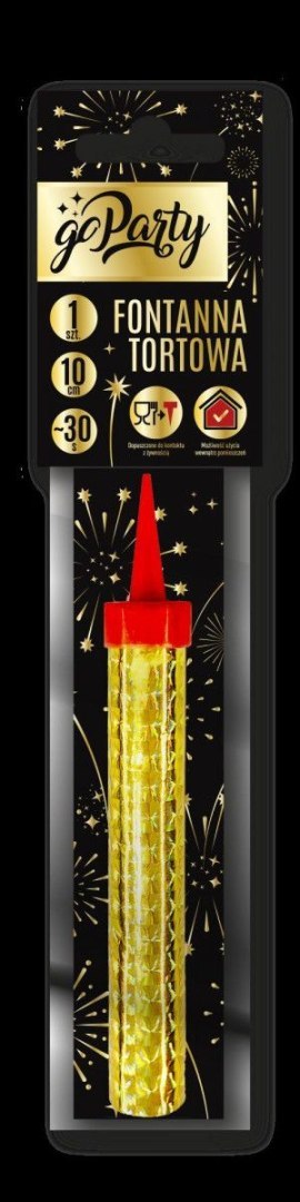 Go Party Fontanna tortowa 10 cm Go Party (10-1)