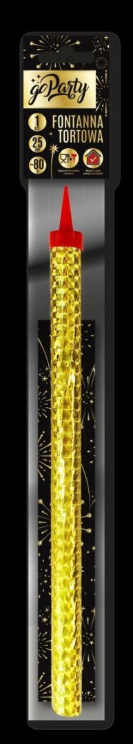 Go Party Fontanna tortowa 25 cm Go Party (21-1)