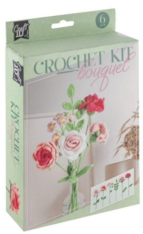 Grafix Zestaw kreatywny dla dzieci Bukiet kwiatów na szydełku Grafix (1190)