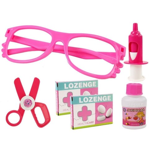 Lean Zestaw lekarski Lean Dentysta Stojak Kroplówka Lekarstwa Strzykawka Wiertła Szczoteczka do Zębów (8527)