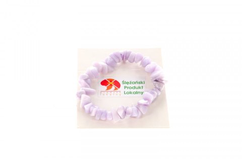 Mol Bransoletka Mol bransoletka jadeit górski bryłka lawenda 6x10mm Mol Bransoletka Mol bransoletka jadeit górski bryłka lawenda 6x10mm
