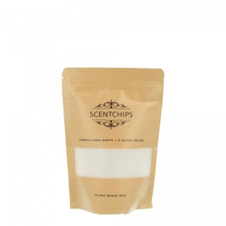 Pavoncella Świeca Pavoncella piaskowa 250g biała (8716516204246)