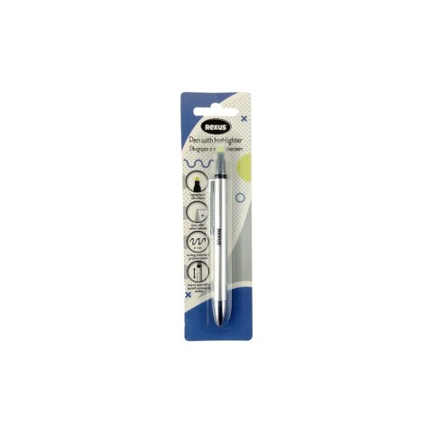 Rexus Długopis Rexus niebieski 1,0mm (5901276102014)