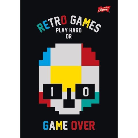 Unipap Zeszyt Unipap Gamer z lakierem miejscowym A5 60k. 70g linia Unipap Zeszyt Unipap Gamer z lakierem miejscowym A5 60k. 70g linia