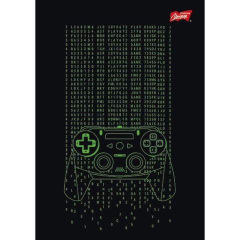 Unipap Zeszyt Unipap Gamer z lakierem miejscowym A5 60k. 70g linia Unipap Zeszyt Unipap Gamer z lakierem miejscowym A5 60k. 70g linia