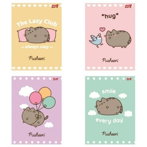 Unipap Zeszyt A5 Pusheen 32k. 70g krata Unipap