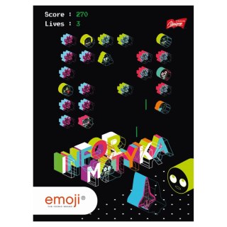 Unipap Zeszyt Unipap emoji INFORMATYKA A5 60k. krata