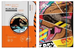 Beniamin Teczka kartonowa na gumkę Jurassic park A4 mix Beniamin (0200)