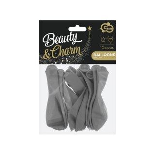 Godan Balon gumowy Godan Beauty&Charm, pastelowe 10 szt. szary 300mm 12cal (CB-1PSZ)