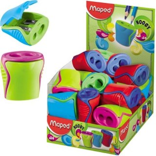 Maped Temperówka Maped BOOGY Z POJEMNIKIEM 2 OTWORY mix (062211)