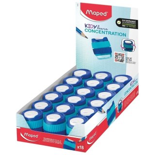 Maped Temperówka Maped KIDY LEARN CONTENTATRION 18 SZT W DISPL mix (014301)