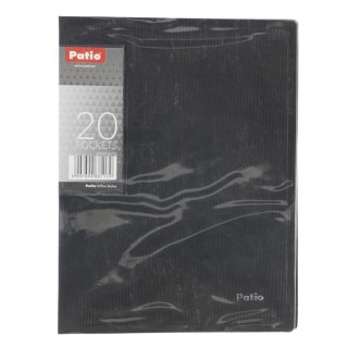 Patio Teczka ofertowa Patio A5 kolor: czarno-pomarańczowy 20 kieszeni (PAT2232/N/01)