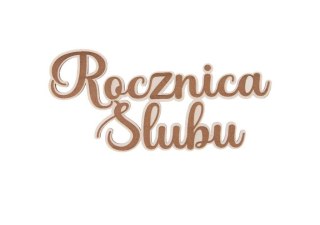 Sadpex Ozdoba drewniana Sadpex ROCZNICA ŚLUBU DRS15B (5SZT)