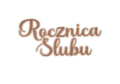 Sadpex Ozdoba drewniana Sadpex ROCZNICA ŚLUBU DRS15B (5SZT) Sadpex Ozdoba drewniana Sadpex ROCZNICA ŚLUBU DRS15B (5SZT)