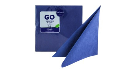 Duni serwetki dwuwarstwowe granatowe 33x33 125 sztuk Duni serwetki dwuwarstwowe granatowe 33x33 125 sztuk