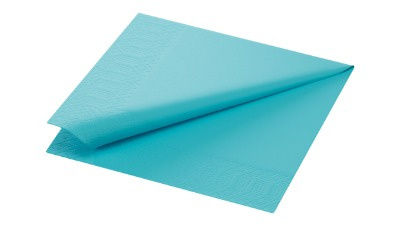 Duni serwetki papierowe 3-warstwowe 33x33cm 20szt. Miętowo- błękitne Duni serwetki papierowe 3-warstwowe 33x33cm 20szt. Miętowo- błękitne
