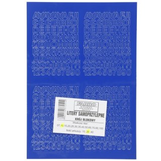 Farro Litery samoprzylepne niebieski Farro