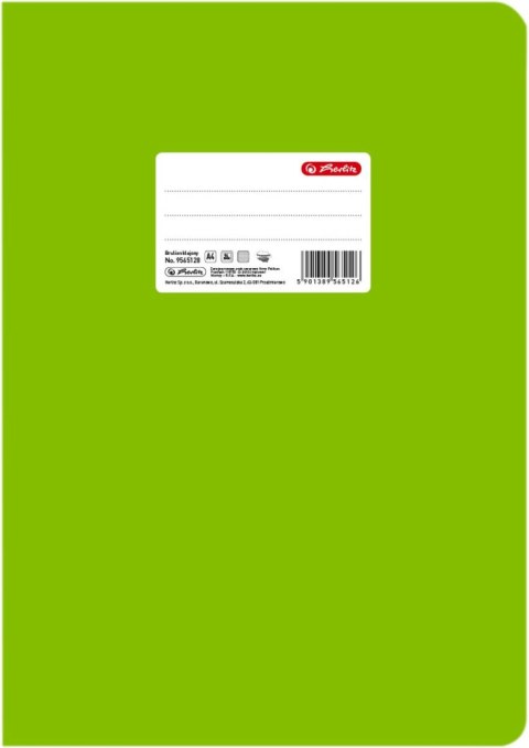 Herlitz Brulion Colors A4 96k. krata Herlitz (9565128)