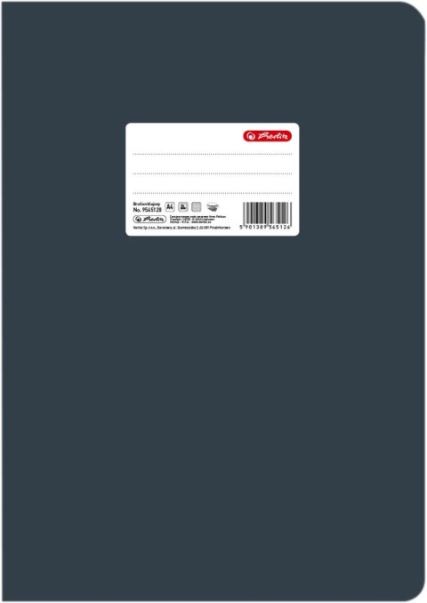 Herlitz Brulion Colors A4 96k. krata Herlitz (9565128)