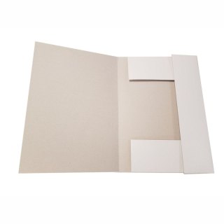Herlitz Teczka kartonowa na gumkę A4 biała Herlitz (300022815)