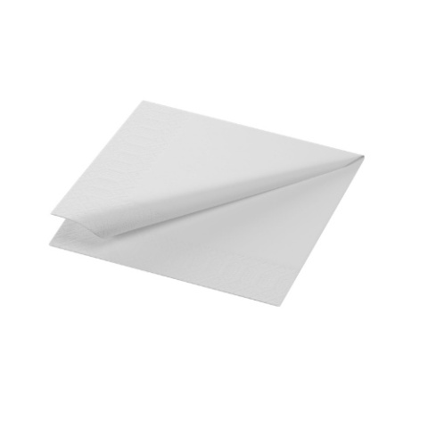 Serwetki dwuwarstwowe białe 24x24 300 sztuk Duni Serwetki dwuwarstwowe białe 24x24 300 sztuk Duni