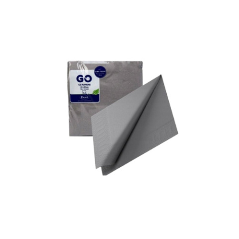 Serwetki dwuwarstwowe szare 33x33 125 sztuk Duni Serwetki dwuwarstwowe szare 33x33 125 sztuk Duni