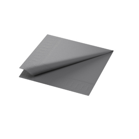 Serwetki dwuwarstwowe szare 33x33 125 sztuk Duni Serwetki dwuwarstwowe szare 33x33 125 sztuk Duni