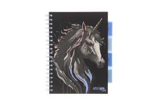 Strigo Kołozeszyt (kołonotatnik) PROJECT BOOK UNICORN B5 100k. 80g krata Strigo (PADS022)