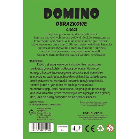 Abino Gra logiczna owoce Domino Abino