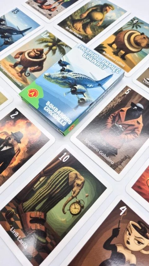 Alexander Karty Piotruś Brainrot Bombardiro Crocodillo Alexander 25 sztuk