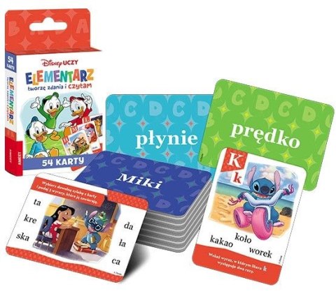Ameet Książeczka edukacyjna Ameet Disney Uczy. Tworzę zdania i czytam. Karty (UEK 9301)
