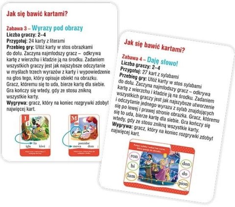 Ameet Książeczka edukacyjna Ameet Disney Uczy. Tworzę zdania i czytam. Karty (UEK 9301)