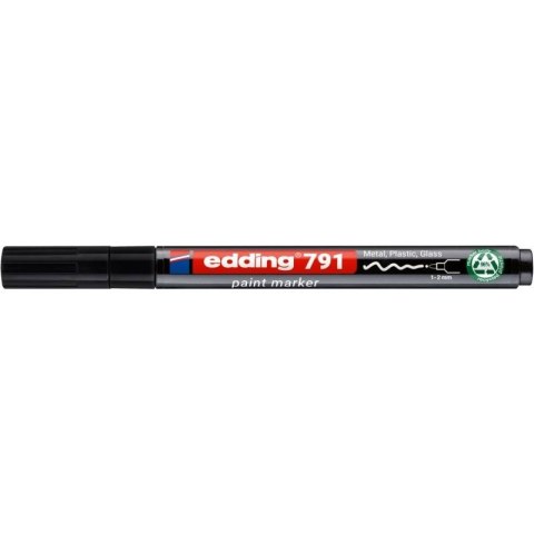 Edding Marker olejowy Edding PCR E-791 czarny 1,0-2,0mm okrągła końcówka (ED-791PCR001)