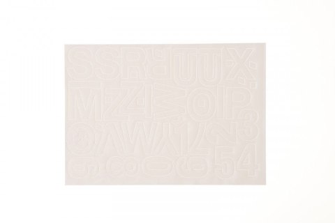 Farro Litery samoprzylepne biały Farro