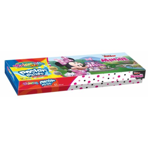 Patio Farby plakatowe Patio Minnie kolor: mix 20ml 12 kolor. (90645)