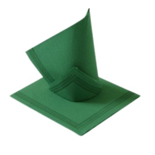 Serwetki Tendance 38x38 cm 2-warstwowe 50 sztuk ciemnozielone