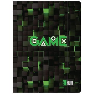Unipap Teczka kartonowa na gumkę ST.RIGHT Green Game A4 mix Unipap