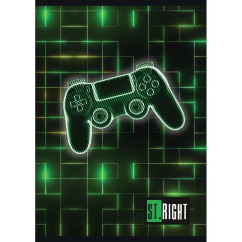 Unipap Zeszyt St.Right A5 32k. 70g krata Unipap