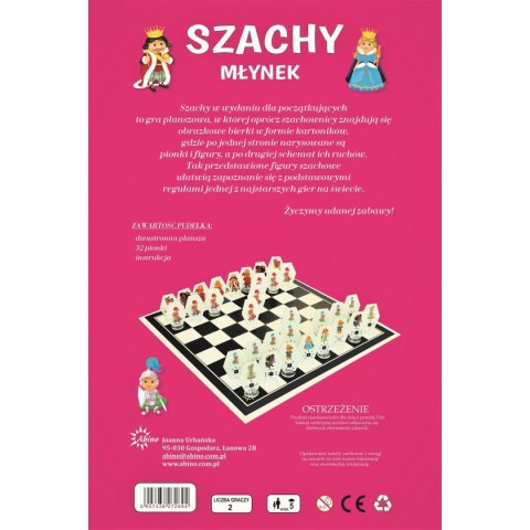 Abino Gra szachy-młynek Albino Abino Gra szachy-młynek Albino