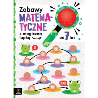 Aksjomat Książka dla dzieci Aksjomat Zabawy matematyczne z magiczną lupką, od 7 lat