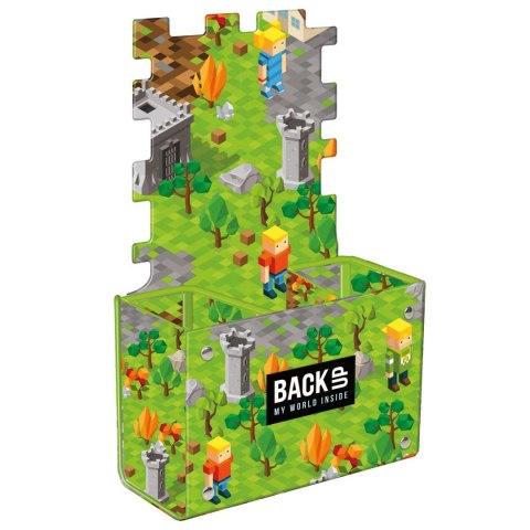 Derform Pojemnik na długopisy (GAME LEVEL zielony tektura pokryta folią Derform (PPSB6A61)