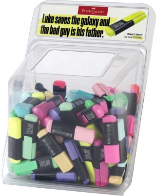 Faber Castell Zakreślacz Faber Castell Display mini txtlnr neon i pastel 100 szt (154202 FC)