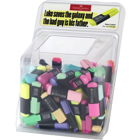 Faber Castell Zakreślacz Faber Castell Display mini txtlnr neon i pastel 100 szt (154202 FC) Faber Castell Zakreślacz Faber Castell Display mini txtlnr neon i pastel 100 szt (154202 FC)