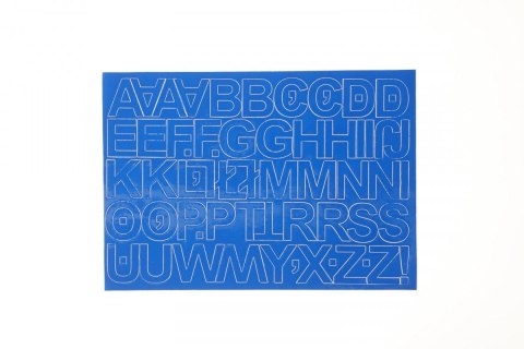 Farro Litery samoprzylepne niebieski Farro