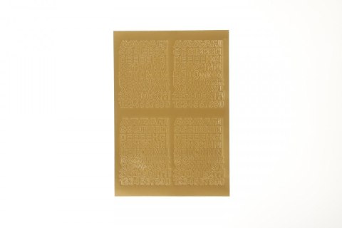 Farro Litery samoprzylepne złota Farro