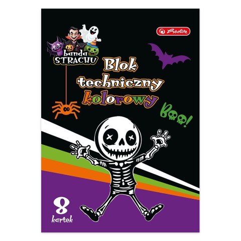 Herlitz Blok techniczny Herlitz Halloween 9510119 A4 kolorowy (300024718) Herlitz Blok techniczny Herlitz Halloween 9510119 A4 kolorowy (300024718)