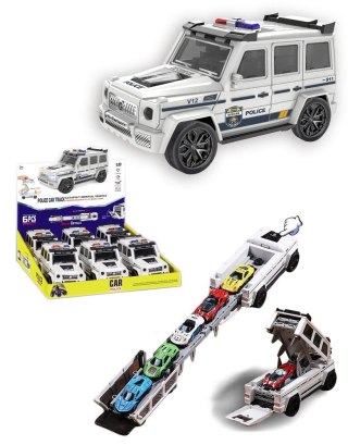 Lean Samochód policyjny terenowy biały Lean (24221)