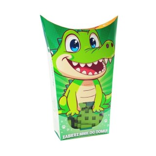 Marioinex Klocki konstrukcyjne Marioinex Mini Waffle Pocket Pets Krokodyl (5903033906910)